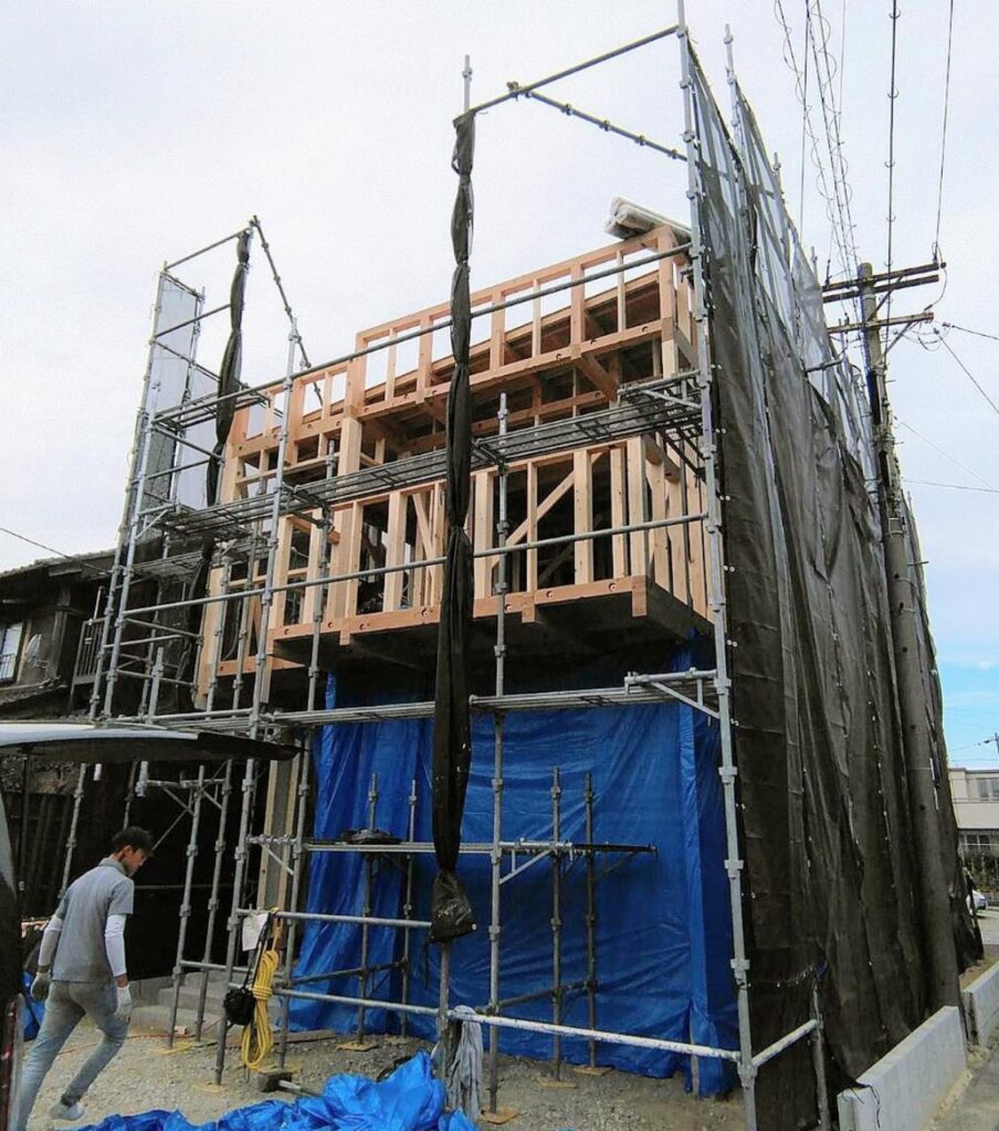 11月19日 北名古屋市N様邸 上棟です | 株式会社ワタリ建設